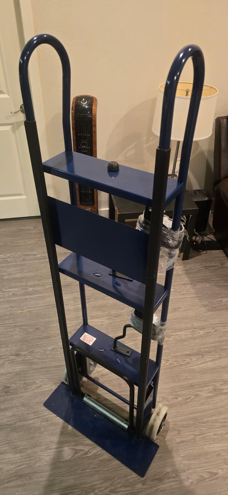 Blue furniture & appliance dolly (straps never used)