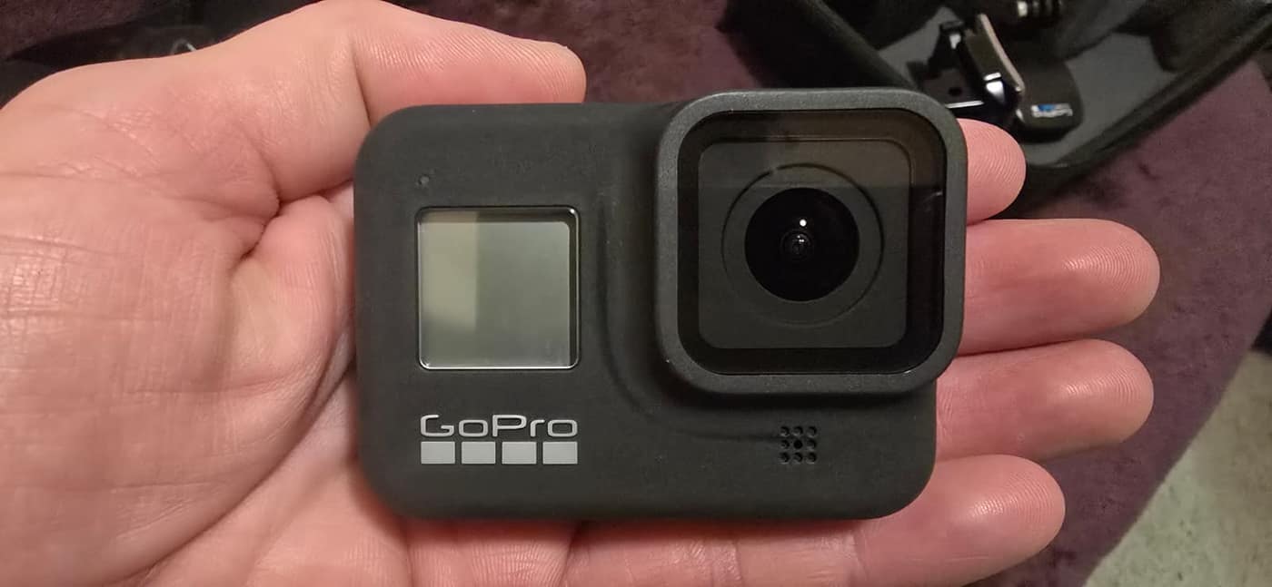 GoPro HERO8 Black action camera + waterproof case & accessory kit