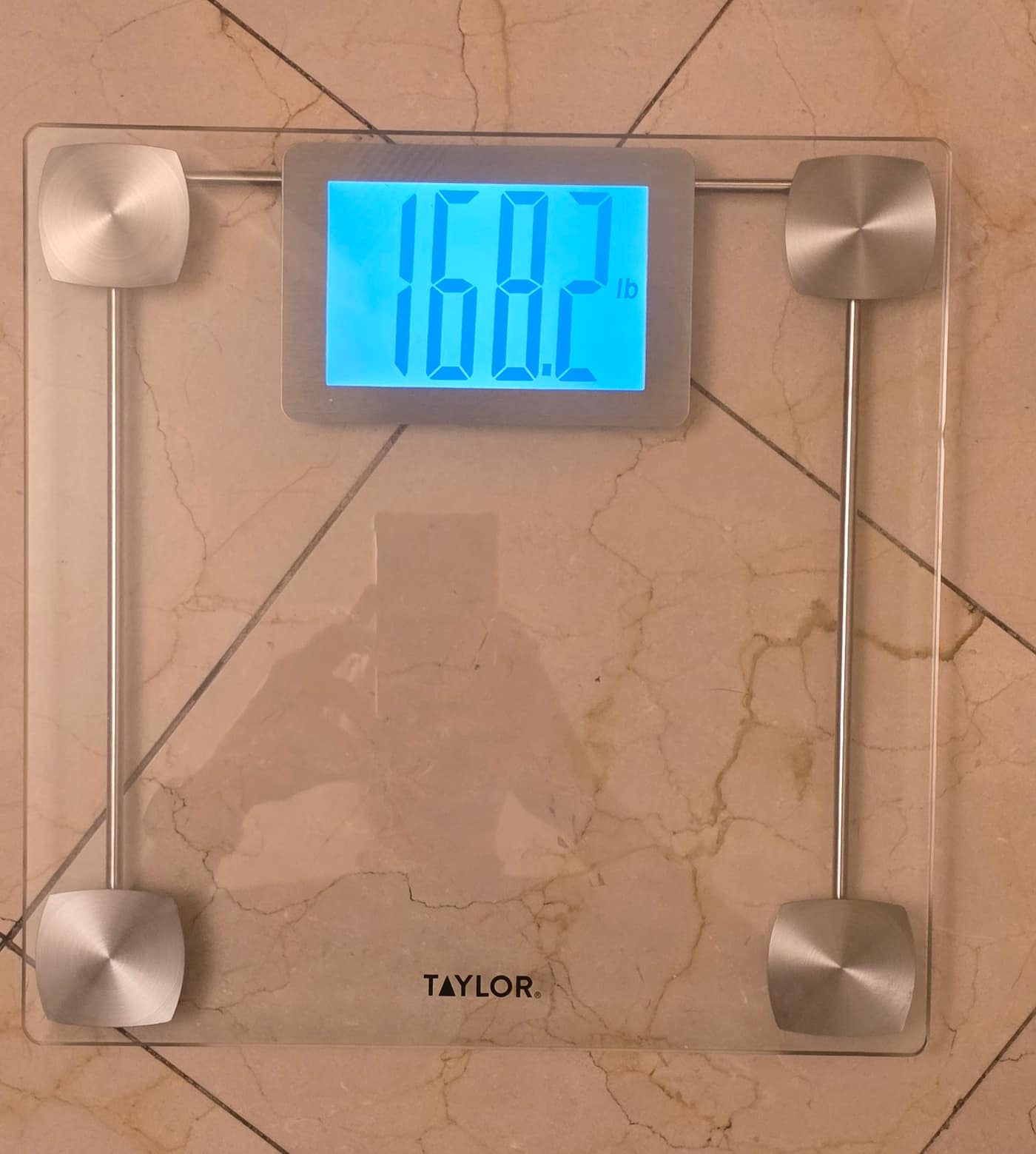 Taylor glass digital bathroom scale