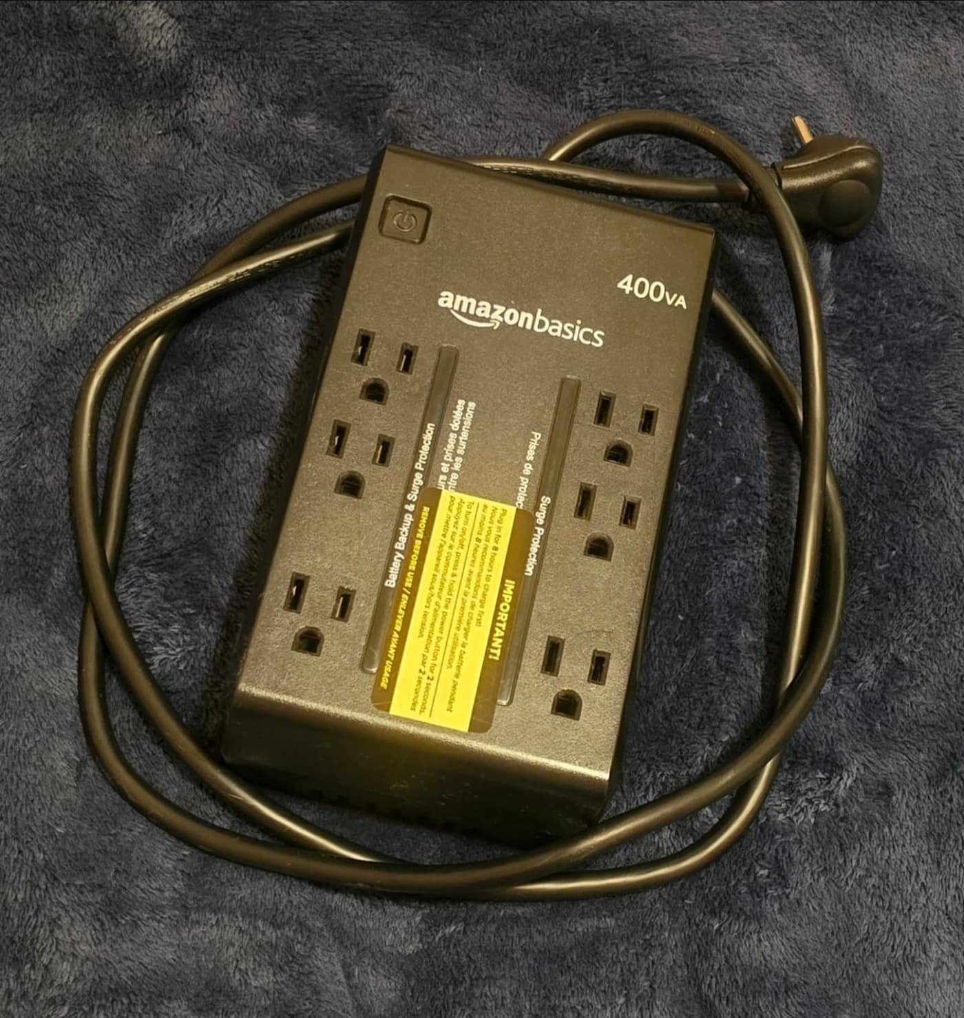 AmazonBasics 400VA UPS battery backup