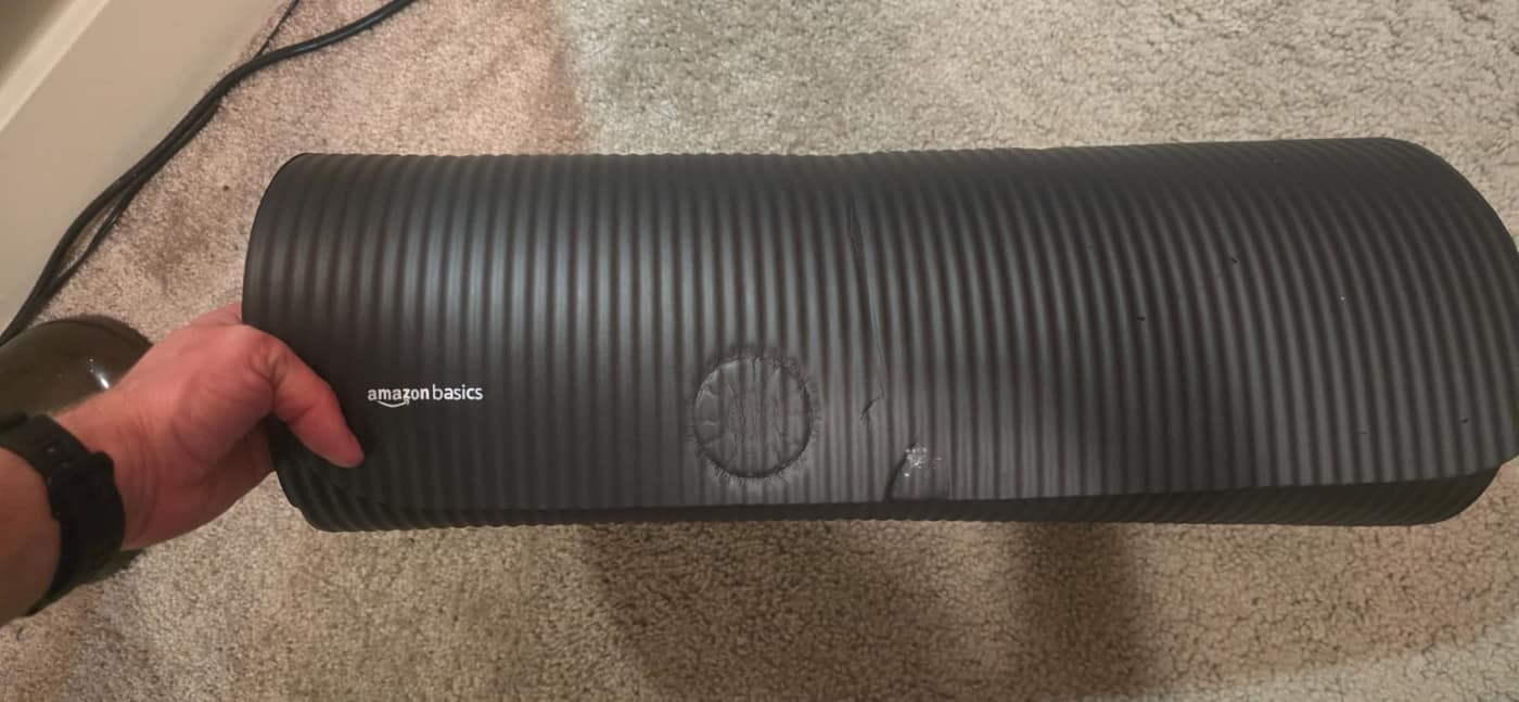 Amazon Basics thick exercise/yoga mat (2 available, $2 each)